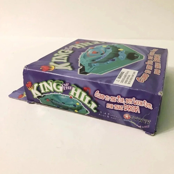 2006 King of the Hill Marble  Board Game Winning Moves Games Damaged Box - Picture 13 of 16
